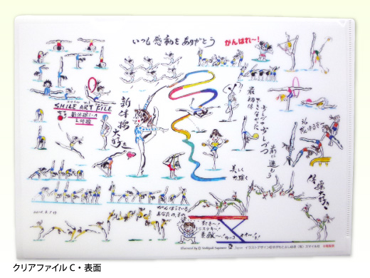 Plastic clear file folder Type C